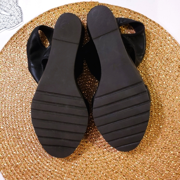 Kenneth Cole Wedge Open Toed Sandals sz 8 NWoB - Picture 7 of 10